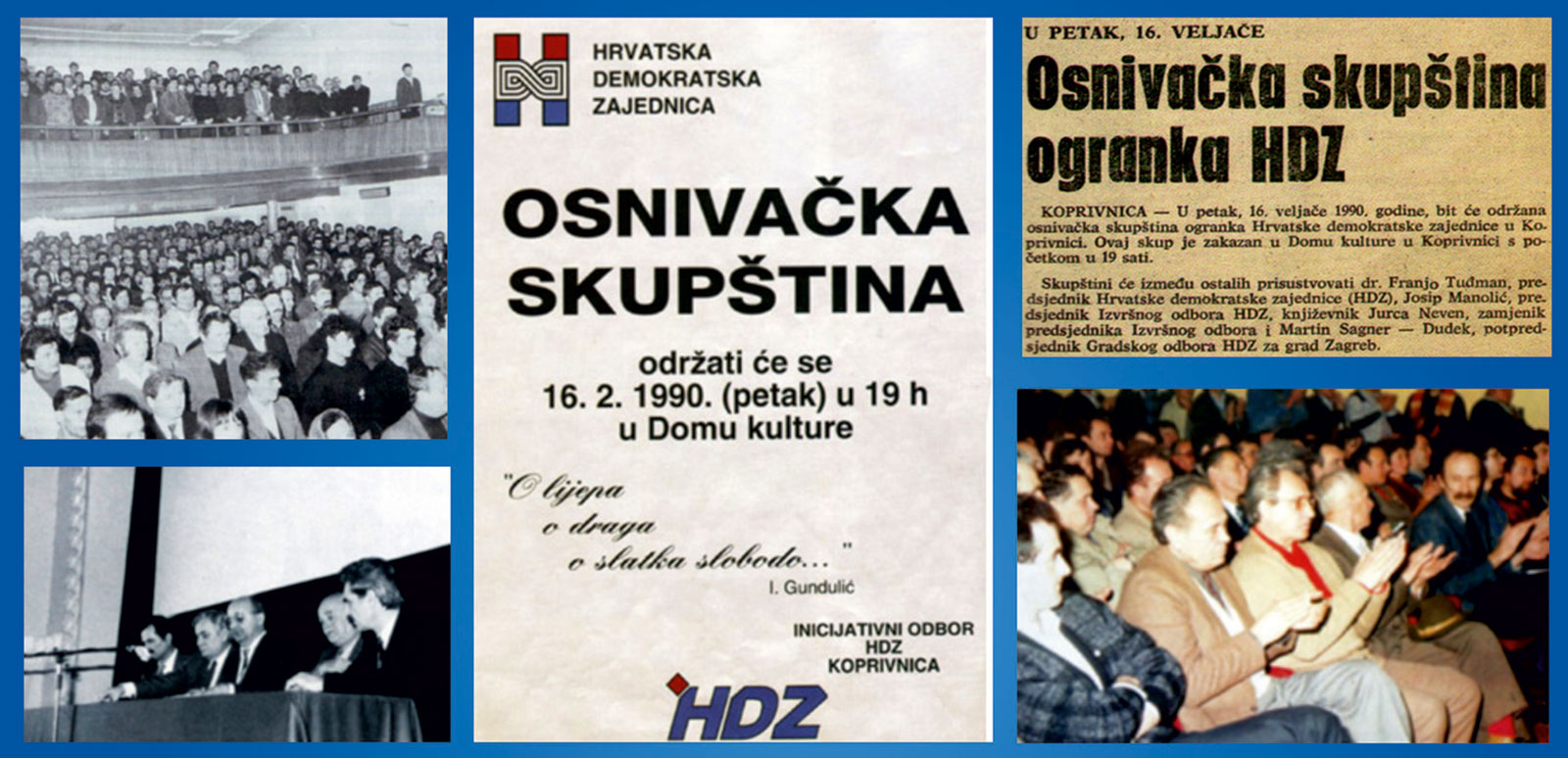 Osnivačka skupština KC 1990 1